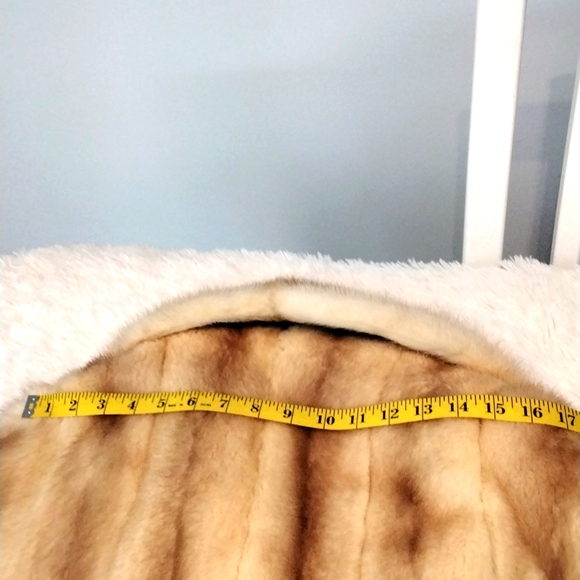 Vintage 1950's - 1960's Blonde Mink Stole with shawl collar - Picture 16 of 16